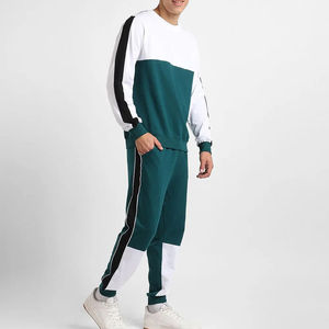 Fabricante al por mayor 2025 logotipo impreso personalizado de los hombres de manga larga chándal con capucha cuello precio razonable para el invierno - Product Image 2