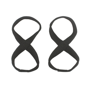 2023 ใหม่มาถึงโลโก้ที่กําหนดเองรูป 8 สายรัดยกสําหรับ Powerlifting ฟิตเนส Barbell Deadlift สายรัด - Product Image 1