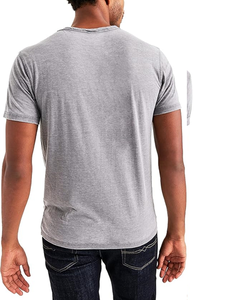 Camiseta de cuello con abertura de la marca Mens Venice Burnout - Product Image 5