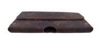 Étui de téléphone marron foncé vintage avec boucle de ceinture étui de téléphone portable fait à la main pochette de téléphone en cuir véritable pour le voyage