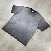 T-shirt Homme Vintage Délavé Effet Acide Haute Qualité Nouvelle Marque Sportive Designer Mode Coupe Droite Imprimé Bapees 100% Coton