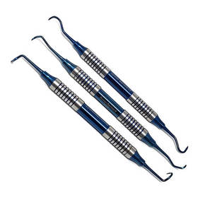 Dental Periodontal Anterior Posterior Sickle Scalers H6/H7 Stainless Steel Oral <b>Hygiene</b> Instrument Kit Manual - Product Image 3