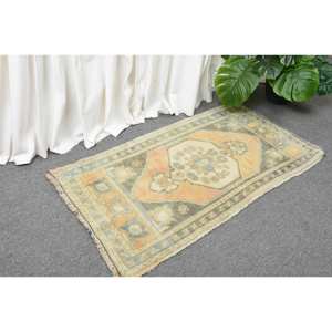 Tapis Vintage en Laine Turque de 17X32 pieds, Patchwork Beige et Bleu, Armure Plate, Support en Latex pour Décorations de Salon - Product Image 3