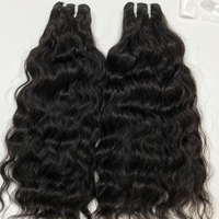 Meilleures ventes : Extensions de cheveux humains 100% naturels Remy cambodgiens MX Hair, ondulation naturelle, longueur 8-30 pouces, double trame cousue à la machine, toutes tailles