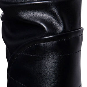 Proveedor directo de fábrica, fabricante de Pakistán, superventas, nuevo, elegante, con logotipo frontal de invierno, chaquetas de cuero para hombre, servicio OEM - Product Image 6