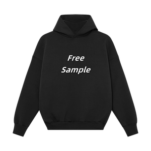 Hoodie Manufacturers Double Lined 610 Gsm <b>Fabric</b> Streetwear Heavyweight Cotton Blend Winter Clothes Washed <b>Black</b> Hoodies Men - Product Image 2