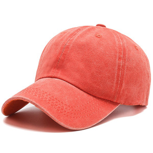 Fashion Custom Logo Soft <b>Top</b> Curved Brim Polyester Cotton Washed <b>Distressed</b> Sports Baseball Caps - Product Image 4