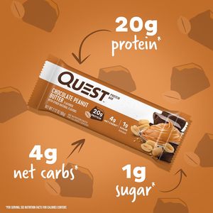 Quest <strong>Nutrition</strong> Chocolate Peanut Butter Protein Bars (12 count) - Product Image 3