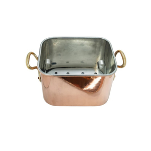 Casserole en acier inoxydable couleur cuivre avec couvercle à deux poignées Bouton de couleur noire pour la cuisson servant des ustensiles de cuisine chauffants - Product Image 5