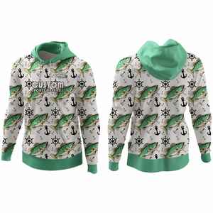 Camisas de Pesca Transpirables de Manga Larga, Diseño Vintage, Impresión por Sublimación, Sudaderas de Pesca, Venta al Por Mayor Directa de Fábrica, Talla Personalizada - Product Image 1