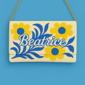 Sac à main décontracté fait main en Inde avec poignée en perles de verre multicolores MS Handicraft, sac baguette personnalisé avec perles colorées - Product Image 1