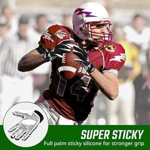 Nuevos guantes receptores deportivos personalizados directos de fábrica de gran oferta, guantes de fútbol, guantes de fútbol americano por sublimación para jóvenes - Product Image 6