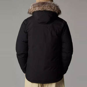 Chaqueta de abrigo para hombre, Parka de piel, chaqueta Parka de invierno para hombre, tamaño personalizado y patrón con Etiqueta Privada, precio al por mayor, chaqueta Parka para hombre - Product Image 2