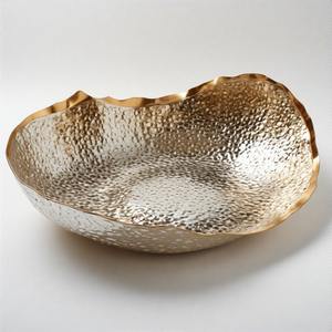 Juego de cuencos redondos PalaceBloom, cuenco artesanal de latón martillado, vajilla de lujo hecha a mano para comedor elegante y encanto de mesa atemporal - Product Image 6