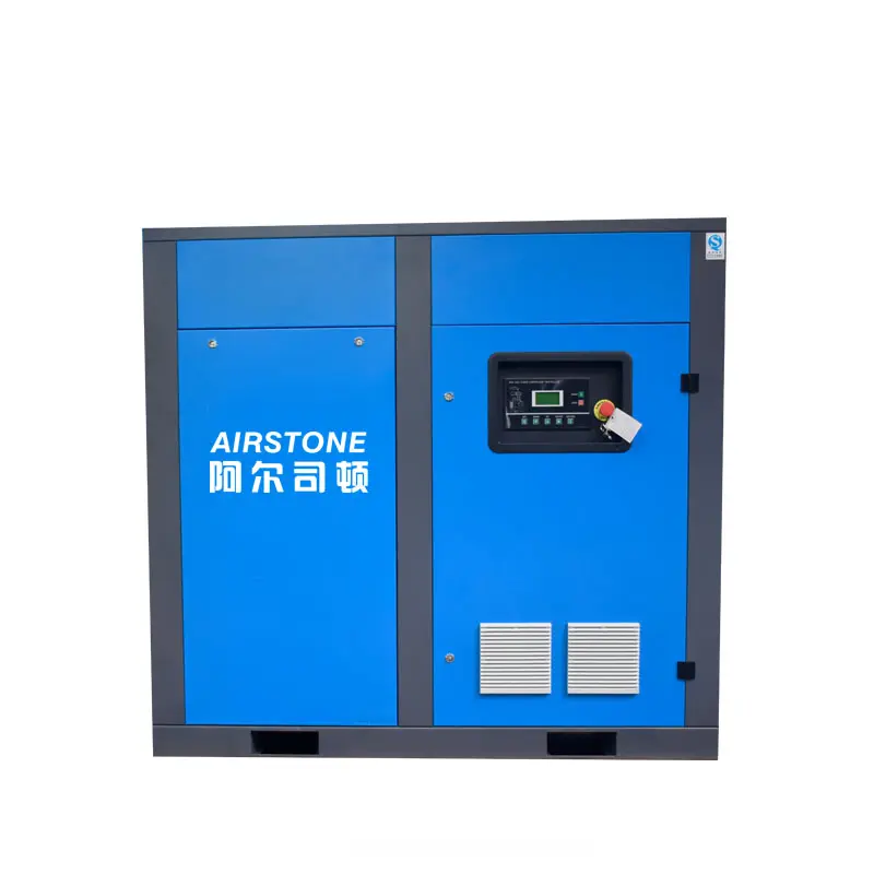 Airstone低コストCompresor de Aire Industrial 37KW 50HP固定速度10Barロータリースクリューエアコンプレッサー