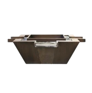 Tazón de fuego de cobre puro, calentador de jardín al aire libre, tazón de fuego de Metal, forma cuadrada - Product Image 2