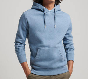 เสื้อฮู้ดผ้าขนแกะสำหรับผู้ชายผ้าขนแกะแบบปักพร้อมซิปสำหรับฤดูหนาวแห้งเร็วสีที่เป็นเอกลักษณ์ดูทันสมัย - Product Image 1