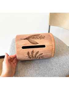 Luxury Walnut Tissue Box | Wooden <b>Paper</b> <b>Holder</b> for Bathroom & Living Room | Modern Desktop Storage Case | Home Decor Organiser - Product Image 4