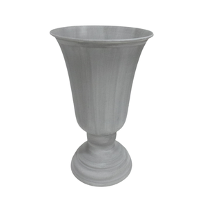 Nuevo florero decorativo de hierro, maceta de Metal de lavado blanco para decoración de jardín y Mesa, hecho a mano a granel - Product Image 1