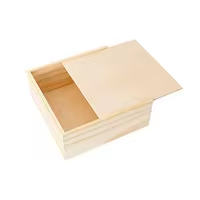 Caja de Regalo de Madera de Pino Personalizada Chaofu, Reutilizable, con Tapa Deslizante, para Decoración Navideña, con Logotipo y Forma Personalizados - Product Image 6