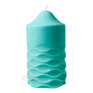 Elegante vela de pilar de cera de soja ondulada Jumbo para Navidad, Halloween, decoraciones de Pascua y estilo de evento en casa para regalar - Product Image 3