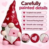 Gloeiende Liefde Nisse Ornament Met Roze Schoenen Gebeeldhouwde Baard Feestdagen Retail Assortiment ODM Sourcing Bedrijfspartner Exporteur