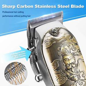 Kit de tondeuses à cheveux sans fil avec lame en T pour la coupe de la barbe et des cheveux, alimenté par batterie - Product Image 6