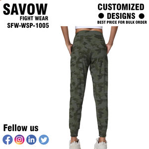 Pantalones Cargo para Mujer ODM OEM, Cintura Elástica, Corte Regular, Cordón Ajustable, Forro Polar de Poliéster, Secado Rápido, Transpirables, para Otoño, Venta al Por Mayor de Fábrica - Product Image 4