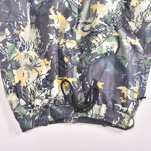 Pantalon cargo ample imperméable camouflage forêt tendance avec taille à cordon et bas élastiques pour l'hiver et les activités de plein air - Product Image 3