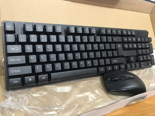 Wired/Wireless keyboard and mouse combo set 2.4G For Computer Office type words input keyboard Mouse combo
