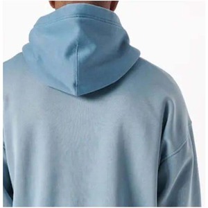Sudaderas con capucha de algodón 2025 de calidad superior para hombre superventas 100%, sudaderas de invierno cosidas de Color sólido con corte personalizado - Product Image 5