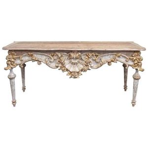 โต๊ะอาหารสไตล์โรโคโคสุดหรู ประกอบสำเร็จพร้อมลายแกะสลักไม้ สำหรับเฟอร์นิเจอร์ภายในบ้าน - Product Image 2