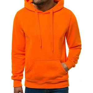 Sudadera con capucha de algodón de gran tamaño French Terry Pullover Heavyweight Hoodie Basics Cotton Drop Shoulder Custom Men's Hoodies - Product Image 1