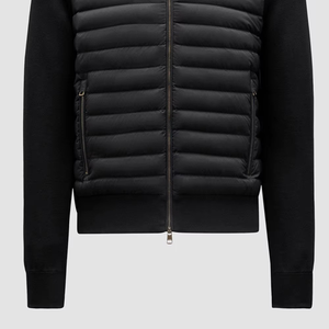 Veste matelassée à col montant pour homme et femme, entièrement personnalisée avec logo OEM, écologique, imperméable et coupe-vent - Product Image 6