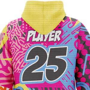 2025 High Boys Hoodie pantalones sublimación Pullover Tops Drop Shoulder-Spring Fall Tops Fleece poliéster Hoodie gráfico manga larga - Product Image 5