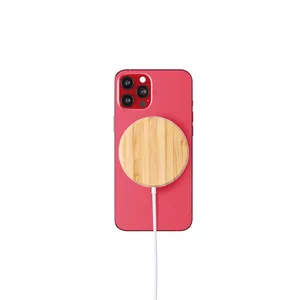 Chargeur sans fil magnétique personnalisé avec logo, gadget promotionnel USB - Product Image 5