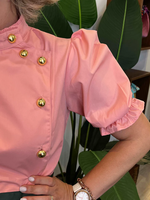Nouveau modèle de broderie gratuit Restaurant Bar personnel uniformes vêtements de travail plusieurs couleurs à manches courtes Chef Coat