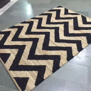 Hot Selling Designer Hemp Eco-friendly Reversible Pet Friendly Area Rug Flat <b>Weave</b> for Bedroom Guest Room Prayer Space Door - Product Image 1