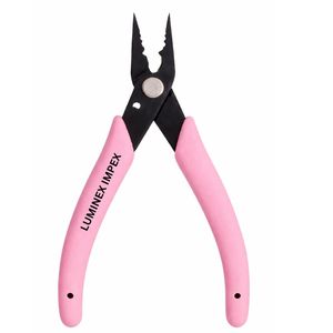 Pince à sertir pour bijoux en acier inoxydable robuste, poignée noire, outil de sertissage 4-en-1, outil de perlage, outil manuel de précision professionnel - Product Image 2