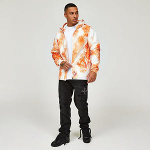 Dernières vestes coupe-vent légères et imperméables à glissière pour hommes Vêtements d'extérieur en toile à impression numérique en vrac à vendre - Product Image 5