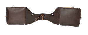 Bolsas de sillín de salto ecuestre de cuero genuino de alta calidad, ropa de equitación occidental mecanizada a mano para caballos - Product Image 5