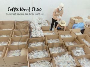 ของเล่นเคี้ยวสำหรับสุนัขจากไม้กาแฟ ยี่ห้อ EXPAD เวียดนาม ปลอดภัยต่อสิ่งแวดล้อม ทนทาน ช่วยทำความสะอาดฟัน ราคาประหยัด ของเล่นเคี้ยวธรรมชาติสำหรับสุนัข - Product Image 2