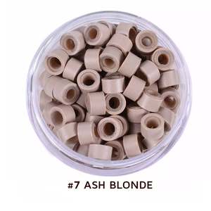 Accessoires pour extensions de cheveux, 500 pièces, micro-perles en silicone de 5 mm - Product Image 3