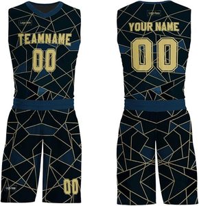Custom <b>Men's</b> Basketball Uniform with Personalized Print Breathable Top and <b>Shorts</b> Set for Youth Sports - Product Image 3
