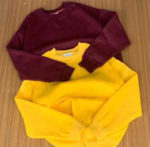 Sweat-shirt à col rond vintage 100% coton personnalisable pour hommes qualité hiver tissu éponge assurance qualité OEM impression personnalisée solide - Product Image 1