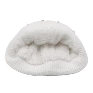 Casquette en tricot 100% acrylique de haute qualité, unisexe, personnalisée, avec strass, brodée à la main, réglable, avec revers pliable, pour les aventures en plein air - Product Image 4