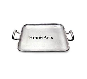 Bandeja de Servicio de Alimentos de Aluminio Martillado, la Mejor Calidad, Color Plateado, Bandeja para Servir Chocolates, Más Vendida - Product Image 4