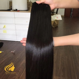 100% naturel droit Remy Extensions de cheveux humains de haute qualité vietnamien cambodgien cheveux crus cuticule peau Type de trame - Product Image 2