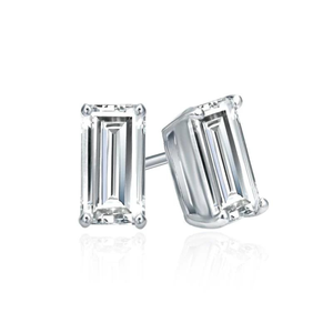 Boucles d'oreilles de luxe en or 14 carats pour femmes bijoux en diamant véritable naturel à la mode - Product Image 1