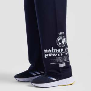 Customized Logo Navy Vault <b>Trousers</b> <b>Elastic</b> <b>Waist</b> Casual Chinos Pants Zipper Decoration Garment Dyed XL Size Stretchable Fit - Product Image 5